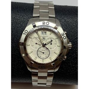 TAG Heuer CAF101F.BA0821 Men's Stainless Steel Analog Dial Quartz Watch NWC131